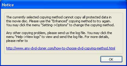 change enhanced copying method
