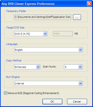 Choose Copy Method